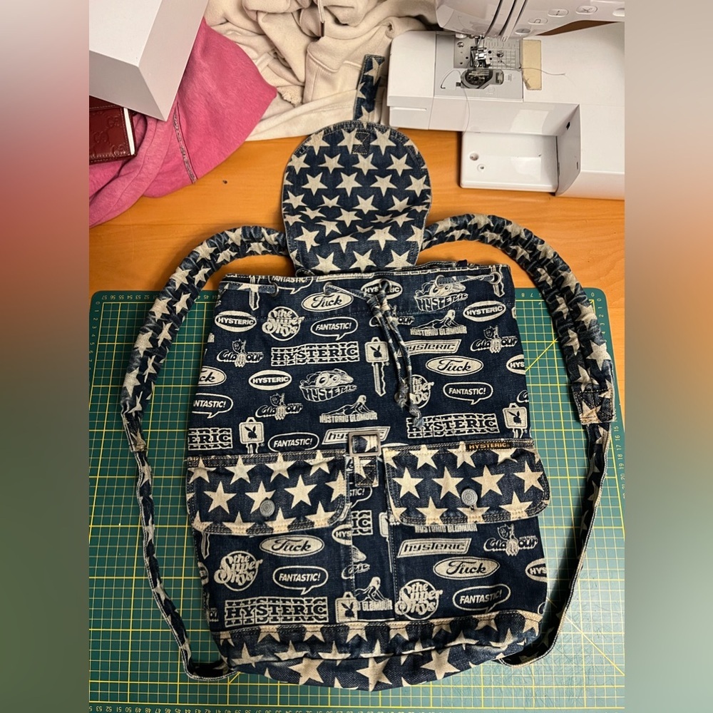 Vintage Hysteric Glamour denim backpack